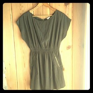 Army Green Casual Dress